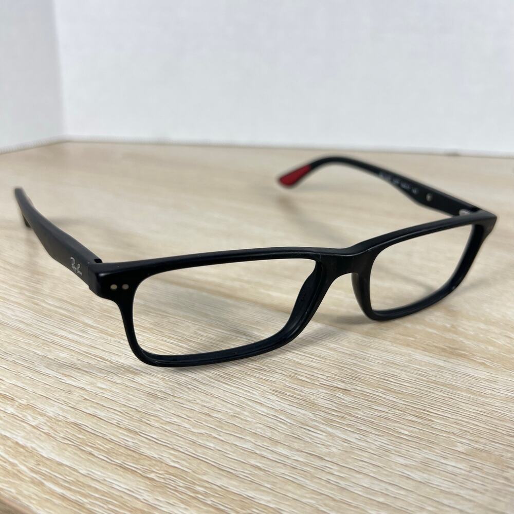 Ray-Ban RB5277 2077 Eyeglasses Black Rectangular Full Rim Frames Only 54-17-140